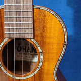 Ohana Concert CK-370G All Solid Koa Birds Abalone Inlay Ukulele p926