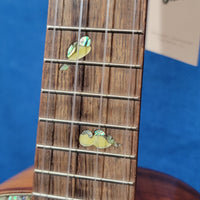 Ohana Concert CK-370G All Solid Koa Birds Abalone Inlay Ukulele p926