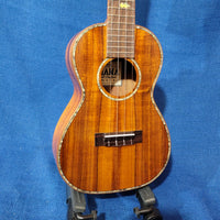 Ohana Concert CK-370G All Solid Koa Birds Abalone Inlay Ukulele p927