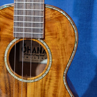 Ohana Concert CK-350G All Solid Koa with Abalone Gloss Ukulele p929