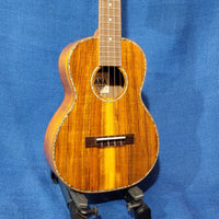 Ohana Tenor TK-350G All Solid Koa with Abalone Ukulele with Hard Case P930