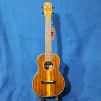 Ohana Tenor TK-350G All Solid Koa with Abalone Ukulele with Hard Case P930