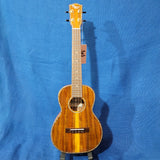 Ohana Tenor TK-350G All Solid Koa with Abalone Ukulele with Hard Case P930