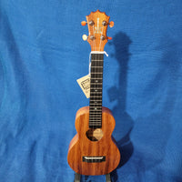 KoAloha Concert All Solid Koa KCM-00 Made in Hawaii Ukulele w/ KoAloha Brand Hardcase p938