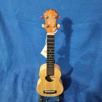 KoAloha Super Soprano Long Neck All Solid Mango KSM-02MG Made in Hawaii Ukulele w/ Hardcase p940