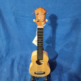 KoAloha Super Soprano Long Neck All Solid Mango KSM-02MG Made in Hawaii Ukulele w/ Hardcase p940