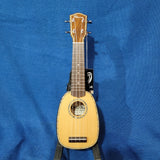 Ohana Pineapple Sopranissimo TTPK-70G Blem All Solid Spruce / Mahogany Teenie Tiny Ukulele p969