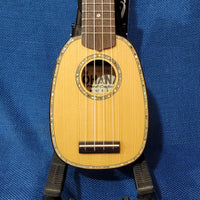 Ohana Pineapple Sopranissimo TTPK-70G Blem All Solid Spruce / Mahogany Teenie Tiny Ukulele p969