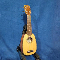 Ohana Pineapple Sopranissimo TTPK-70G Blem All Solid Spruce / Mahogany Teenie Tiny Ukulele p969