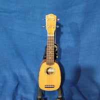 Ohana Pineapple Sopranissimo TTPK-70G Blem All Solid Spruce / Mahogany Teenie Tiny Ukulele p970