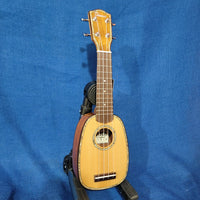 Ohana Pineapple Sopranissimo TTPK-70G Blem All Solid Spruce / Mahogany Teenie Tiny Ukulele p970