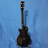 Risa Soprano LP Les Paul Style Black Steel String UKELP363BK Solid Body Electric Ukulele h037