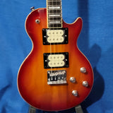 Risa Tenor LP Les Paul Style Cherry Sunburst Steel String UKELP432CS Solid Body Electric Ukulele h039