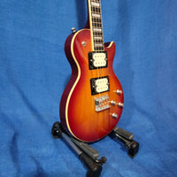 Risa Tenor LP Les Paul Style Cherry Sunburst Steel String UKELP432CS Solid Body Electric Ukulele h039