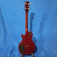 Risa Tenor LP Les Paul Style Cherry Sunburst Steel String UKELP432CS Solid Body Electric Ukulele h039