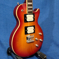 Risa Tenor LP Les Paul Style Cherry Sunburst Steel String UKELP432CS Solid Body Electric Ukulele h040