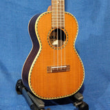 Ohana Concert CK-260GCE All Solid Cedar / Acacia A/E Cutaway Ukulele h047