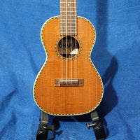 Ohana Concert CK-260GCE All Solid Cedar / Acacia A/E Cutaway Ukulele h047