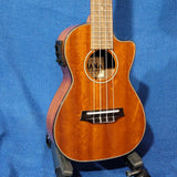 Ohana Concert CK-35GCE All Solid Mahogany Gloss Cutaway A/E Ukulele h053