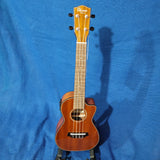 Ohana Concert CK-35GCE All Solid Mahogany Gloss Cutaway A/E Ukulele h053