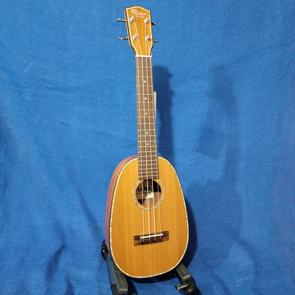 Ohana Concert Pineapple PKC-50G All Solid Cedar / Mahogany Ukulele h055