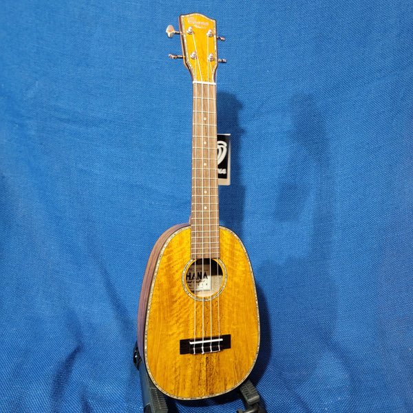 Ohana Concert Pineapple PKC-220G All Solid Mango Ukulele h059