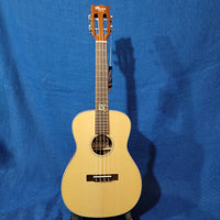 Ohana Baritone Body / Tenor Neck BKT-70 BLEM Solid Spruce Top / Laminate Mahogany Ukulele h112