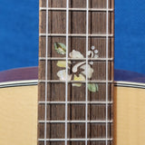 Ohana Baritone Body / Tenor Neck BKT-70 BLEM Solid Spruce Top / Laminate Mahogany Ukulele h112