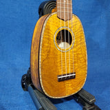 Ohana Pineapple Sopranino TPK-220G All Solid Mango w Abalone Ukulele h116