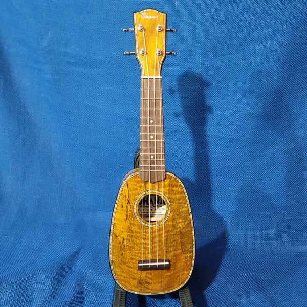 Ohana Pineapple Sopranino TPK-220G All Solid Mango w Abalone Ukulele h119