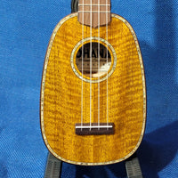 Ohana Pineapple Sopranino TPK-220G All Solid Mango w Abalone Ukulele h120