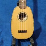 Ohana Pineapple Sopranino TPK-70G All Solid Spruce / Mahogany w Abalone Ukulele h122