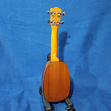 Ohana Pineapple Sopranino TPK-70G All Solid Spruce / Mahogany w Abalone Ukulele h122