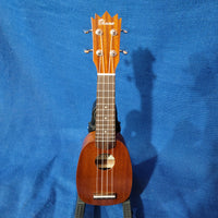 Ohana Sopranissimo Pineapple TTPK-25G Solid Mahogany Teenie Tiny Ukulele h123