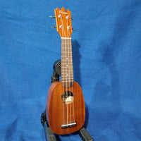 Ohana Sopranissimo Pineapple TTPK-25G Solid Mahogany Teenie Tiny Ukulele h123