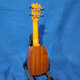 Ohana Sopranissimo Pineapple TTPK-25G Solid Mahogany Teenie Tiny Ukulele h123