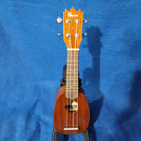 Ohana Sopranissimo Pineapple TTPK-25G Solid Mahogany Teenie Tiny Ukulele h124