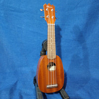 Ohana Sopranissimo Pineapple TTPK-25G Solid Mahogany Teenie Tiny Ukulele h124