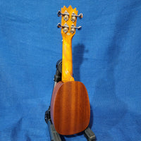 Ohana Sopranissimo Pineapple TTPK-25G Solid Mahogany Teenie Tiny Ukulele h124