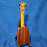 Ohana Sopranissimo Pineapple TTPK-25G Solid Mahogany Teenie Tiny Ukulele h124