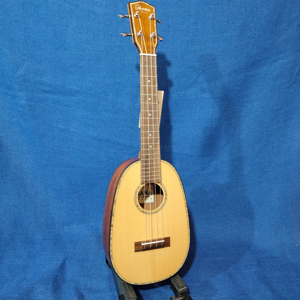 Ohana Concert Pineapple PKC-70G All Solid Spruce / Mahogany Ukulele h134