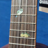 Ohana Concert CK-570G Select All Solid Koa Birds Abalone Inlay Ukulele with Hard Case h152