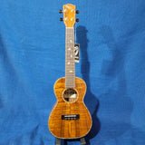 Ohana Concert CK-570G Select All Solid Koa Birds Abalone Inlay Ukulele with Hard Case h152