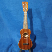 Ohana Sopranino Pequeno Nunes Vintage Style All Solid Mahogany Ukulele h114