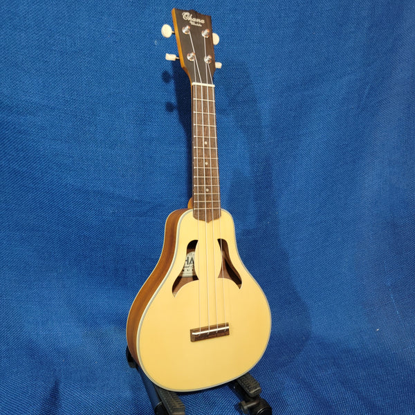 Ohana Soprano Vita VK-70 Blem Solid Spruce Top/ Laminate Mahogany Ukulele h071