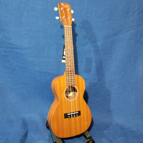 Ohana Concert CK-10 Starter Pack Laminate Mahogany Ukulele, Bag, Tuner, Strap, Button h093