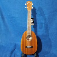 Ohana Concert Pineapple PKC-10 Pack Laminate Mahogany Ukulele, Bag, Tuner, Strap, Button h097