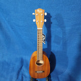 Ohana Concert Pineapple PKC-10 Pack Laminate Mahogany Ukulele, Bag, Tuner, Strap, Button h098