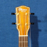 Ohana Super Soprano Long Neck SK-250M Blem All Solid Cedar / Acacia Ukulele h154