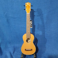 Ohana Super Soprano Long Neck SK-250M Blem All Solid Cedar / Acacia Ukulele h154